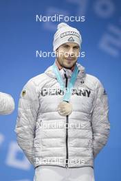 24.02.2018, Pyeongchang, Korea (KOR): Arnd Peiffer (GER) - XXIII. Olympic Winter Games Pyeongchang 2018, biathlon, medals, Pyeongchang (KOR). www.nordicfocus.com. © Manzoni/NordicFocus. Every downloaded picture is fee-liable.