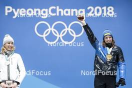 16.02.2018, Pyeongchang, Korea (KOR): Hanna Oeberg (SWE) - XXIII. Olympic Winter Games Pyeongchang 2018, biathlon, medals, Pyeongchang (KOR). www.nordicfocus.com. © Modica/NordicFocus. Every downloaded picture is fee-liable.
