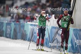 20.02.2018, Pyeongchang, Korea (KOR): Tiril Eckhoff (NOR) - XXIII. Olympic Winter Games Pyeongchang 2018, biathlon, relay mixed, Pyeongchang (KOR). www.nordicfocus.com. © Manzoni/NordicFocus. Every downloaded picture is fee-liable.