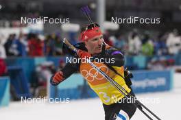 20.02.2018, Pyeongchang, Korea (KOR): Erik Lesser (GER) - XXIII. Olympic Winter Games Pyeongchang 2018, biathlon, relay mixed, Pyeongchang (KOR). www.nordicfocus.com. © Manzoni/NordicFocus. Every downloaded picture is fee-liable.