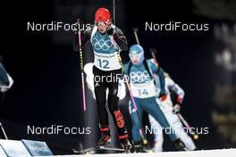 12.02.2018, Pyeongchang, Korea (KOR): Franziska Hildebrand (GER) - XXIII. Olympic Winter Games Pyeongchang 2018, biathlon, pursuit women, Pyeongchang (KOR). www.nordicfocus.com. © Modica/NordicFocus. Every downloaded picture is fee-liable.