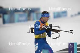 23.02.2018, Pyeongchang, Korea (KOR): Tim Burke (USA) - XXIII. Olympic Winter Games Pyeongchang 2018, biathlon, relay men, Pyeongchang (KOR). www.nordicfocus.com. © Manzoni/NordicFocus. Every downloaded picture is fee-liable.