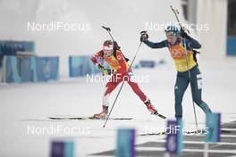 22.02.2018, Pyeongchang, Korea (KOR): Emma Lunder (CAN) - XXIII. Olympic Winter Games Pyeongchang 2018, biathlon, relay women, Pyeongchang (KOR). www.nordicfocus.com. © Manzoni/NordicFocus. Every downloaded picture is fee-liable.