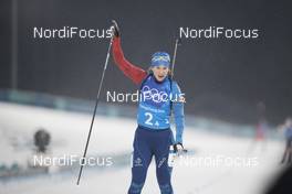 22.02.2018, Pyeongchang, Korea (KOR): Anais Bescond (FRA) - XXIII. Olympic Winter Games Pyeongchang 2018, biathlon, relay women, Pyeongchang (KOR). www.nordicfocus.com. © Manzoni/NordicFocus. Every downloaded picture is fee-liable.