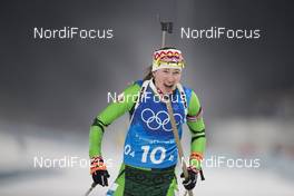 22.02.2018, Pyeongchang, Korea (KOR): Darya Domracheva (BLR) - XXIII. Olympic Winter Games Pyeongchang 2018, biathlon, relay women, Pyeongchang (KOR). www.nordicfocus.com. © Manzoni/NordicFocus. Every downloaded picture is fee-liable.