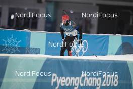 11.02.2018, Pyeongchang, Korea (KOR): Simon Schempp (GER) - XXIII. Olympic Winter Games Pyeongchang 2018, biathlon, sprint men, Pyeongchang (KOR). www.nordicfocus.com. © Manzoni/NordicFocus. Every downloaded picture is fee-liable.