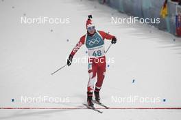 11.02.2018, Pyeongchang, Korea (KOR): Scott Gow (CAN) - XXIII. Olympic Winter Games Pyeongchang 2018, biathlon, sprint men, Pyeongchang (KOR). www.nordicfocus.com. © Manzoni/NordicFocus. Every downloaded picture is fee-liable.