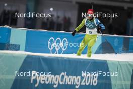 11.02.2018, Pyeongchang, Korea (KOR): Klemen Bauer (SLO) - XXIII. Olympic Winter Games Pyeongchang 2018, biathlon, sprint men, Pyeongchang (KOR). www.nordicfocus.com. © Manzoni/NordicFocus. Every downloaded picture is fee-liable.