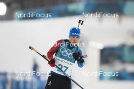 11.02.2018, Pyeongchang, Korea (KOR): Antonin Guigonnat (FRA) - XXIII. Olympic Winter Games Pyeongchang 2018, biathlon, sprint men, Pyeongchang (KOR). www.nordicfocus.com. © Manzoni/NordicFocus. Every downloaded picture is fee-liable.