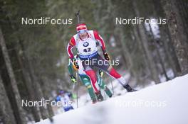 06.12.2018, Pokljuka, Slovenia (SLO): Simon Eder (AUT) - IBU world cup biathlon, individual men, Pokljuka (SLO). www.nordicfocus.com. © Manzoni/NordicFocus. Every downloaded picture is fee-liable.