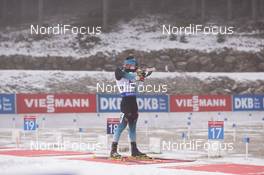 06.12.2018, Pokljuka, Slovenia (SLO): Fabien Claude (FRA) - IBU world cup biathlon, individual men, Pokljuka (SLO). www.nordicfocus.com. © Manzoni/NordicFocus. Every downloaded picture is fee-liable.