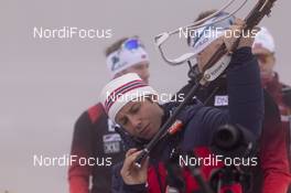 05.12.2018, Pokljuka, Slovenia (SLO): Patrick Oberegger (ITA) coach Team Norway - IBU world cup biathlon, individual men, Pokljuka (SLO). www.nordicfocus.com. © Manzoni/NordicFocus. Every downloaded picture is fee-liable.