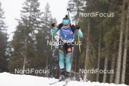 06.12.2018, Pokljuka, Slovenia (SLO): Julia Simon (FRA) - IBU world cup biathlon, individual women, Pokljuka (SLO). www.nordicfocus.com. © Manzoni/NordicFocus. Every downloaded picture is fee-liable.