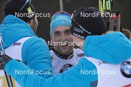 02.12.2018, Pokljuka, Slovenia (SLO): Simon Desthieux (FRA) - IBU world cup biathlon, relay mixed, Pokljuka (SLO). www.nordicfocus.com. © Manzoni/NordicFocus. Every downloaded picture is fee-liable.