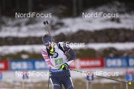 02.12.2018, Pokljuka, Slovenia (SLO): Clare Egan (USA) - IBU world cup biathlon, relay mixed, Pokljuka (SLO). www.nordicfocus.com. © Manzoni/NordicFocus. Every downloaded picture is fee-liable.
