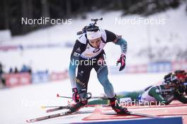 02.12.2018, Pokljuka, Slovenia (SLO): Martin Fourcade (FRA) - IBU world cup biathlon, relay mixed, Pokljuka (SLO). www.nordicfocus.com. © Manzoni/NordicFocus. Every downloaded picture is fee-liable.