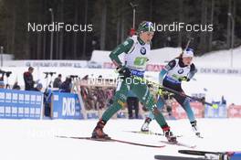 02.12.2018, Pokljuka, Slovenia (SLO): Dorothea Wierer (ITA) - IBU world cup biathlon, relay mixed, Pokljuka (SLO). www.nordicfocus.com. © Manzoni/NordicFocus. Every downloaded picture is fee-liable.