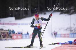 02.12.2018, Pokljuka, Slovenia (SLO): Philipp Horn (GER) - IBU world cup biathlon, relay mixed, Pokljuka (SLO). www.nordicfocus.com. © Manzoni/NordicFocus. Every downloaded picture is fee-liable.