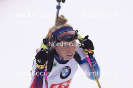 02.12.2018, Pokljuka, Slovenia (SLO): Elisa Gasparin (SUI) - IBU world cup biathlon, relay mixed, Pokljuka (SLO). www.nordicfocus.com. © Manzoni/NordicFocus. Every downloaded picture is fee-liable.