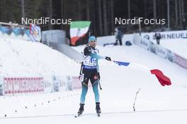 02.12.2018, Pokljuka, Slovenia (SLO): Simon Desthieux (FRA) - IBU world cup biathlon, relay mixed, Pokljuka (SLO). www.nordicfocus.com. © Manzoni/NordicFocus. Every downloaded picture is fee-liable.