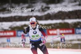 02.12.2018, Pokljuka, Slovenia (SLO): Ingrid Landmark Tandrevold (NOR) - IBU world cup biathlon, relay mixed, Pokljuka (SLO). www.nordicfocus.com. © Manzoni/NordicFocus. Every downloaded picture is fee-liable.