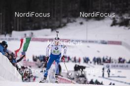 02.12.2018, Pokljuka, Slovenia (SLO): Kaisa Makarainen (FIN) - IBU world cup biathlon, relay mixed, Pokljuka (SLO). www.nordicfocus.com. © Manzoni/NordicFocus. Every downloaded picture is fee-liable.
