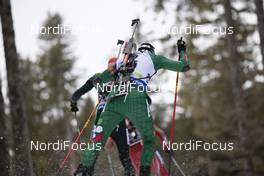 09.12.2018, Pokljuka, Slovenia (SLO): Dominik Windisch (ITA) - IBU world cup biathlon, pursuit men, Pokljuka (SLO). www.nordicfocus.com. © Manzoni/NordicFocus. Every downloaded picture is fee-liable.