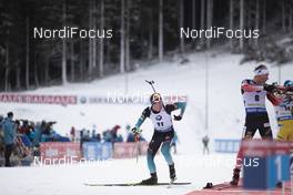 09.12.2018, Pokljuka, Slovenia (SLO): Quentin Fillon Maillet (FRA) - IBU world cup biathlon, pursuit men, Pokljuka (SLO). www.nordicfocus.com. © Manzoni/NordicFocus. Every downloaded picture is fee-liable.