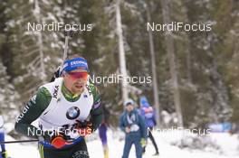 09.12.2018, Pokljuka, Slovenia (SLO): Erik Lesser (GER) - IBU world cup biathlon, pursuit men, Pokljuka (SLO). www.nordicfocus.com. © Manzoni/NordicFocus. Every downloaded picture is fee-liable.