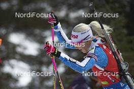 09.12.2018, Pokljuka, Slovenia (SLO): Kaisa Makarainen (FIN) - IBU world cup biathlon, pursuit women, Pokljuka (SLO). www.nordicfocus.com. © Manzoni/NordicFocus. Every downloaded picture is fee-liable.