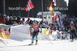 09.12.2018, Pokljuka, Slovenia (SLO): Celia Aymonier (FRA) - IBU world cup biathlon, pursuit women, Pokljuka (SLO). www.nordicfocus.com. © Manzoni/NordicFocus. Every downloaded picture is fee-liable.