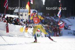 09.12.2018, Pokljuka, Slovenia (SLO): Emma Nilsson (SWE) - IBU world cup biathlon, pursuit women, Pokljuka (SLO). www.nordicfocus.com. © Manzoni/NordicFocus. Every downloaded picture is fee-liable.