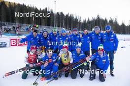09.12.2018, Pokljuka, Slovenia (SLO): Lisa Vittozzi (ITA), Nicole Gontier (ITA), Dorothea Wierer (ITA) - IBU world cup biathlon, pursuit women, Pokljuka (SLO). www.nordicfocus.com. © Manzoni/NordicFocus. Every downloaded picture is fee-liable.