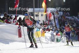 09.12.2018, Pokljuka, Slovenia (SLO): Vanessa Hinz (GER) - IBU world cup biathlon, pursuit women, Pokljuka (SLO). www.nordicfocus.com. © Manzoni/NordicFocus. Every downloaded picture is fee-liable.
