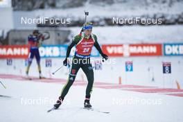 09.12.2018, Pokljuka, Slovenia (SLO): Vanessa Hinz (GER) - IBU world cup biathlon, pursuit women, Pokljuka (SLO). www.nordicfocus.com. © Manzoni/NordicFocus. Every downloaded picture is fee-liable.