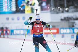 09.12.2018, Pokljuka, Slovenia (SLO): Justine Braisaz (FRA) - IBU world cup biathlon, pursuit women, Pokljuka (SLO). www.nordicfocus.com. © Manzoni/NordicFocus. Every downloaded picture is fee-liable.