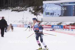 02.12.2018, Pokljuka, Slovenia (SLO): Joanne Reid (USA) - IBU World Cup Biathlon, single mixed relay, Pokljuka (SLO). www.nordicfocus.com. © Manzoni/NordicFocus. Every downloaded picture is fee-liable.