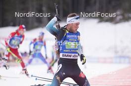 02.12.2018, Pokljuka, Slovenia (SLO): Antonin Guigonnat (FRA) - IBU World Cup Biathlon, single mixed relay, Pokljuka (SLO). www.nordicfocus.com. © Manzoni/NordicFocus. Every downloaded picture is fee-liable.