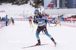 02.12.2018, Pokljuka, Slovenia (SLO): Anais Chevalier (FRA) - IBU World Cup Biathlon, single mixed relay, Pokljuka (SLO). www.nordicfocus.com. © Manzoni/NordicFocus. Every downloaded picture is fee-liable.
