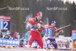 02.12.2018, Pokljuka, Slovenia (SLO): Megan Bankes (CAN) - IBU World Cup Biathlon, single mixed relay, Pokljuka (SLO). www.nordicfocus.com. © Manzoni/NordicFocus. Every downloaded picture is fee-liable.