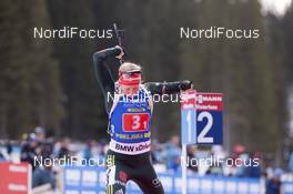 02.12.2018, Pokljuka, Slovenia (SLO): Franziska Hildebrand (GER) - IBU World Cup Biathlon, single mixed relay, Pokljuka (SLO). www.nordicfocus.com. © Manzoni/NordicFocus. Every downloaded picture is fee-liable.
