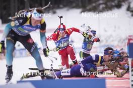 02.12.2018, Pokljuka, Slovenia (SLO): Christian Gow (CAN) - IBU World Cup Biathlon, single mixed relay, Pokljuka (SLO). www.nordicfocus.com. © Manzoni/NordicFocus. Every downloaded picture is fee-liable.