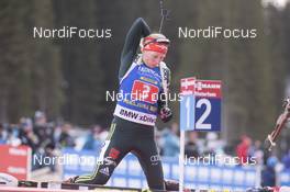 02.12.2018, Pokljuka, Slovenia (SLO): Franziska Hildebrand (GER) - IBU World Cup Biathlon, single mixed relay, Pokljuka (SLO). www.nordicfocus.com. © Manzoni/NordicFocus. Every downloaded picture is fee-liable.