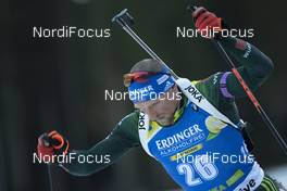 07.12.2018, Pokljuka, Slovenia (SLO): Erik Lesser (GER) - IBU world cup biathlon, sprint men, Pokljuka (SLO). www.nordicfocus.com. © Manzoni/NordicFocus. Every downloaded picture is fee-liable.