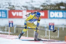 07.12.2018, Pokljuka, Slovenia (SLO): Sebastian Samuelsson (SWE) - IBU world cup biathlon, sprint men, Pokljuka (SLO). www.nordicfocus.com. © Manzoni/NordicFocus. Every downloaded picture is fee-liable.