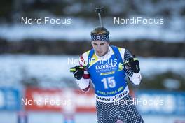 07.12.2018, Pokljuka, Slovenia (SLO): Sean Doherty (USA) - IBU world cup biathlon, sprint men, Pokljuka (SLO). www.nordicfocus.com. © Manzoni/NordicFocus. Every downloaded picture is fee-liable.