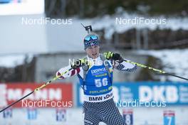 07.12.2018, Pokljuka, Slovenia (SLO): Travis Cooper (USA) - IBU world cup biathlon, sprint men, Pokljuka (SLO). www.nordicfocus.com. © Manzoni/NordicFocus. Every downloaded picture is fee-liable.