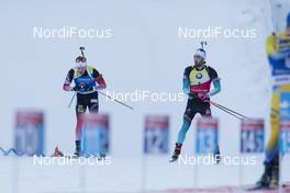07.12.2018, Pokljuka, Slovenia (SLO): Tarjei Boe (NOR), Martin Fourcade (FRA), (l-r) - IBU world cup biathlon, sprint men, Pokljuka (SLO). www.nordicfocus.com. © Manzoni/NordicFocus. Every downloaded picture is fee-liable.