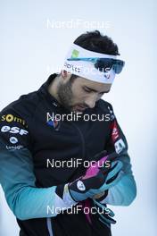 07.12.2018, Pokljuka, Slovenia (SLO): Martin Fourcade (FRA) - IBU world cup biathlon, sprint men, Pokljuka (SLO). www.nordicfocus.com. © Manzoni/NordicFocus. Every downloaded picture is fee-liable.