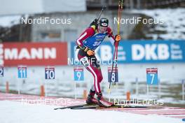 07.12.2018, Pokljuka, Slovenia (SLO): Dominik Landertinger (AUT) - IBU world cup biathlon, sprint men, Pokljuka (SLO). www.nordicfocus.com. © Manzoni/NordicFocus. Every downloaded picture is fee-liable.